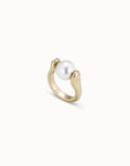 Uno De 50 Ring with small pearl
