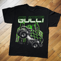 Monster Jam Designer Vintage Black T-Shirt
