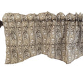 DaDa Bedding Moroccan Paisley Filigree Floral Window Curtain Valance - 18" x 52" (JHW-885)