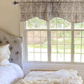 DaDa Bedding Moroccan Paisley Filigree Floral Window Curtain Valance - 18" x 52" (JHW-885)