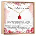 Valentine's Day Gemstone Necklace