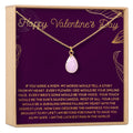 Valentine's Day Gemstone Necklace
