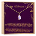 Valentine's Day Gemstone Necklace