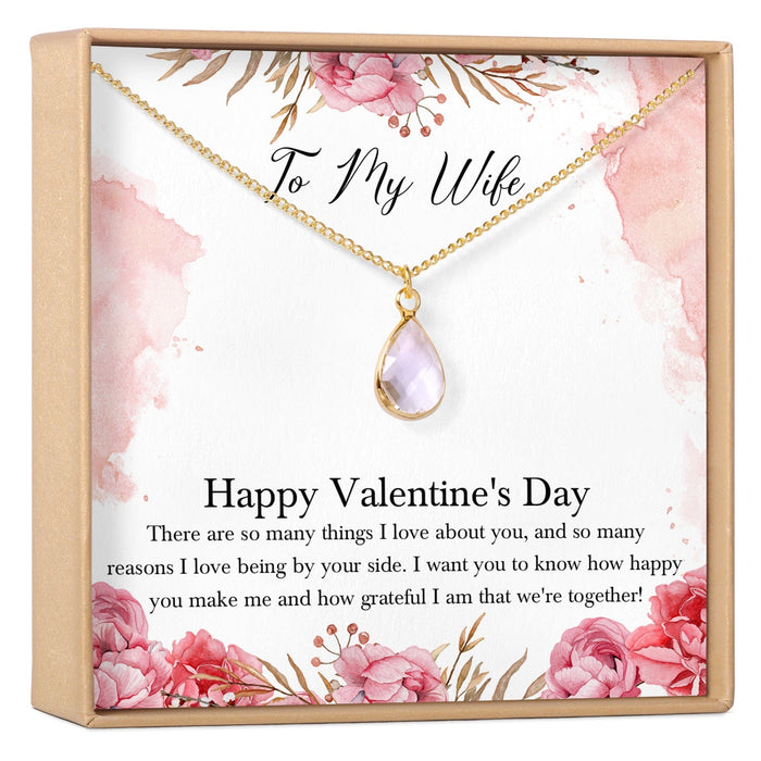 Valentine's Day Gift for Wife Necklace
