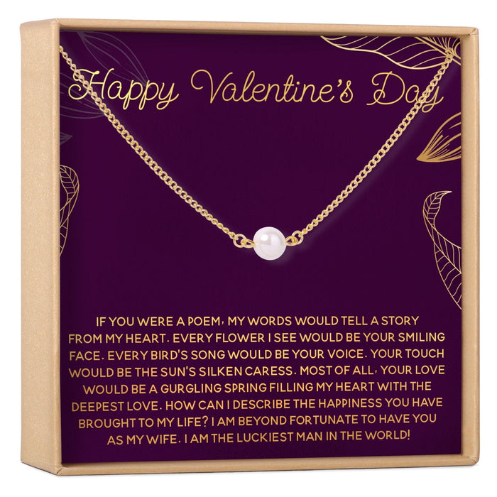 Valentine's Day Pearl Necklace