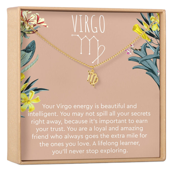 Virgo Zodiac Gift Necklace
