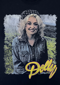 90'S Dolly Vintage Black T-Shirt