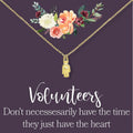 Volunteer Appreciation Necklace
