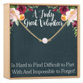 Volunteer Appreciation Necklace, Multiple Styles