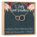 Volunteer Appreciation Necklace, Multiple Styles