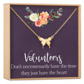 Volunteer Appreciation Necklace, Multiple Styles