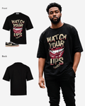 G West Watch Your Lips Oversized T-Shirt Mens