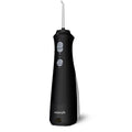 Waterpik Cordless Pearl Rechargeable Water Flosser with 4 Flossing Tips, Black (New)