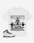 G West Weights Before Dates Oversized T-Shirt Mens