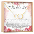 Wife Double Circles Necklace