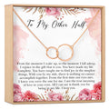 Wife Double Circles Necklace