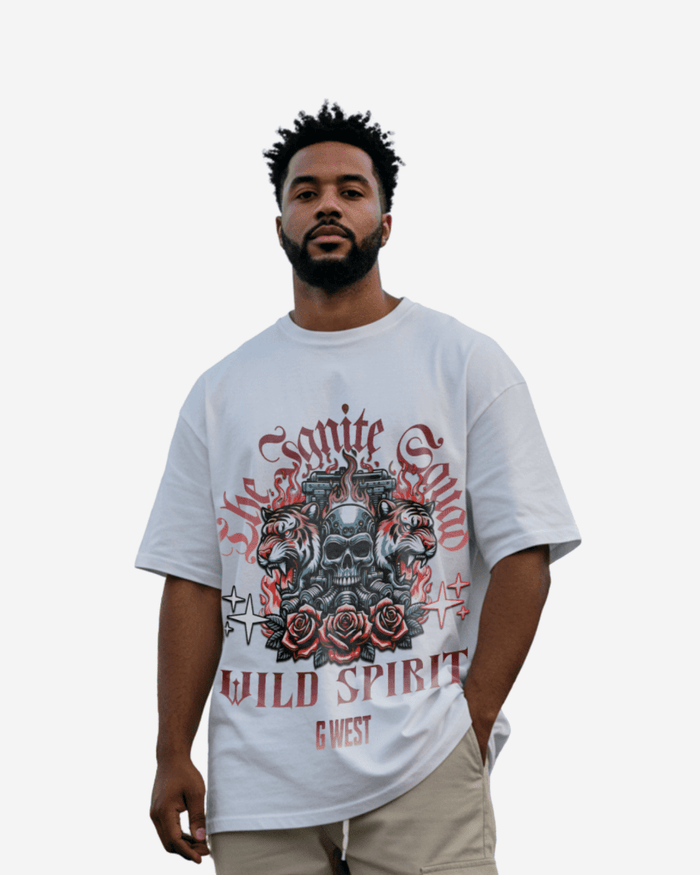 G West Wild Spirit Oversized T-Shirt Mens