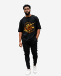 G West Work Hard Oversized T-Shirt Mens