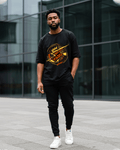 G West Work Hard Oversized T-Shirt Mens