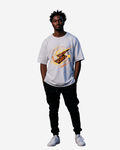 G West Work Hard Oversized T-Shirt Mens