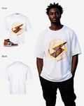 G West Work Hard Oversized T-Shirt Mens