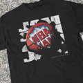 1994 'NB4 Jam' Smash Graphic Vintage Washed Black Tee