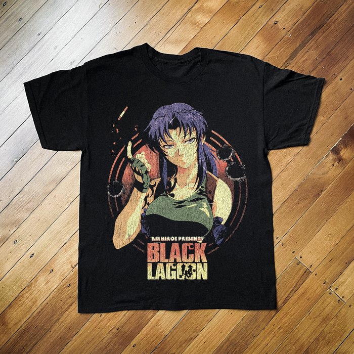 06 Black Lagoon Black T-Shirt