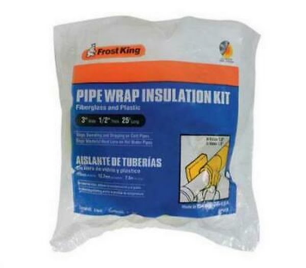 Frost King Foil Backed Fiberglass Pipe 3 x 1/2 x 25 ft, ?Original Version