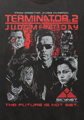 Terminator 2 Judgement Day Vintage Black T-Shirt