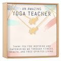 Yoga Teacher Necklace, Multiple Styles Jewelry