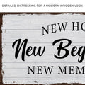 New Home Sign