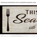 Kitchen Seasoned With Love Sign lll